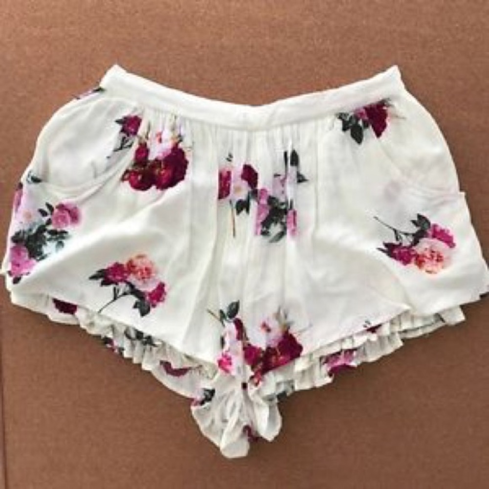 MINKPINK floral shorts